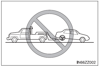 BMW X3. Description du remorquage