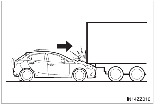 BMW X3. Collision arrière ou passage sous le hayon d’un camion